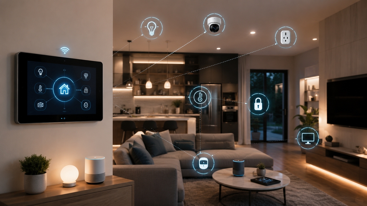 Smart home devices connected for automated home control